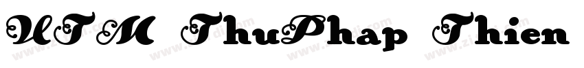 UTM ThuPhap Thien An字体转换